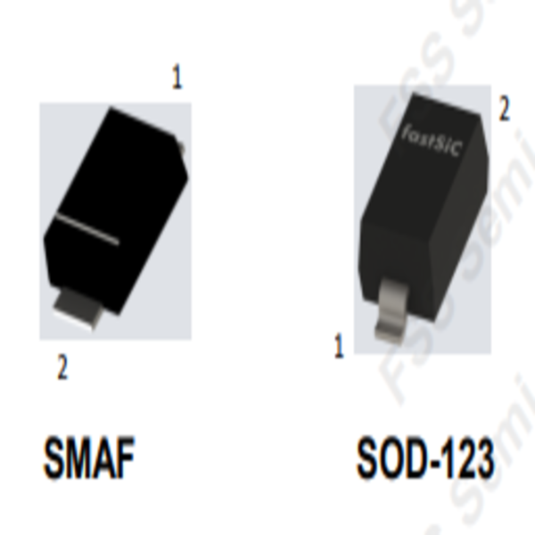 Sic Diode 650V 4A SMAF & SOD-123